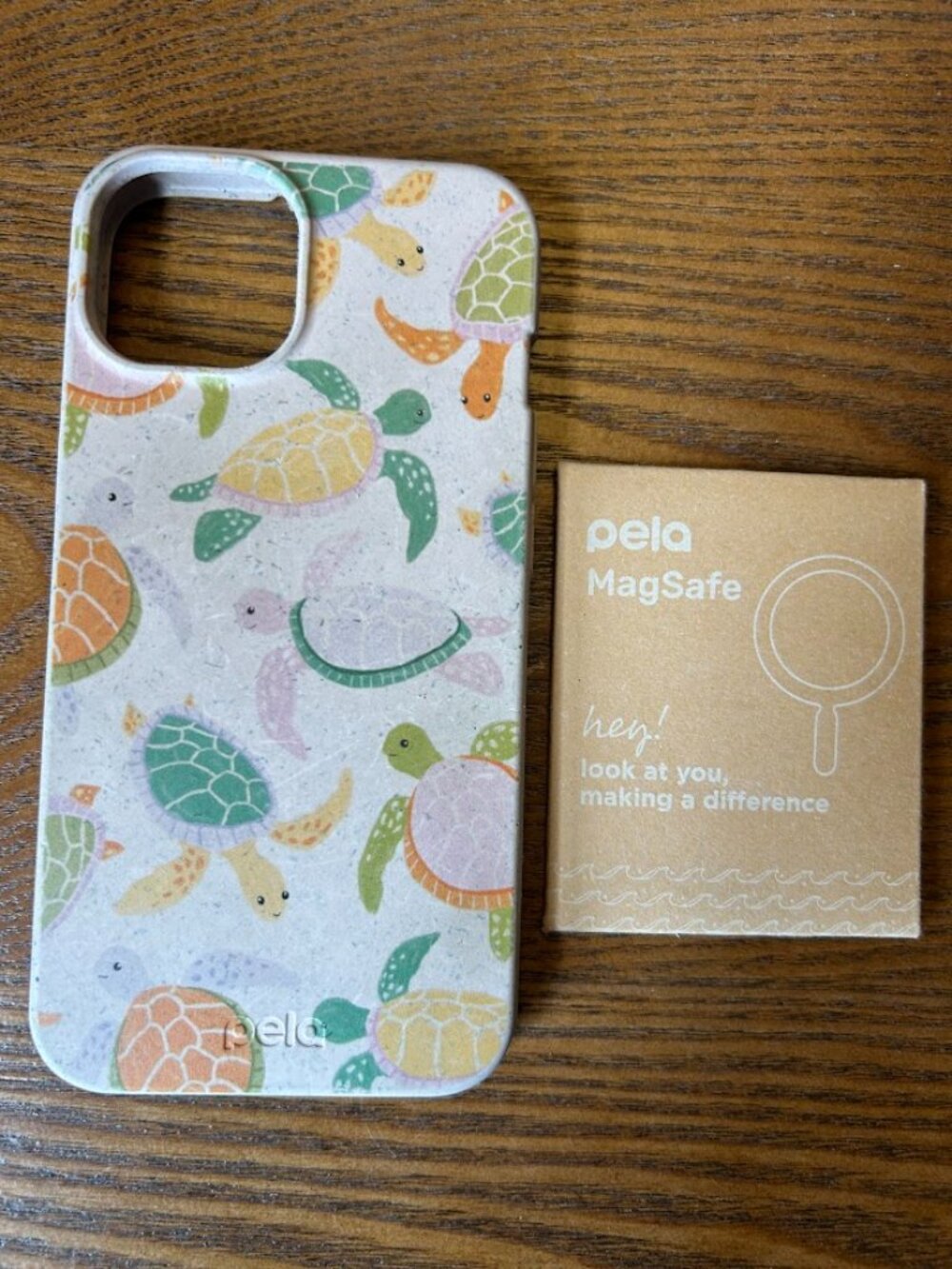 Pela iPhone 14 Case + NEW MagSafe Ring - Sea Turtle